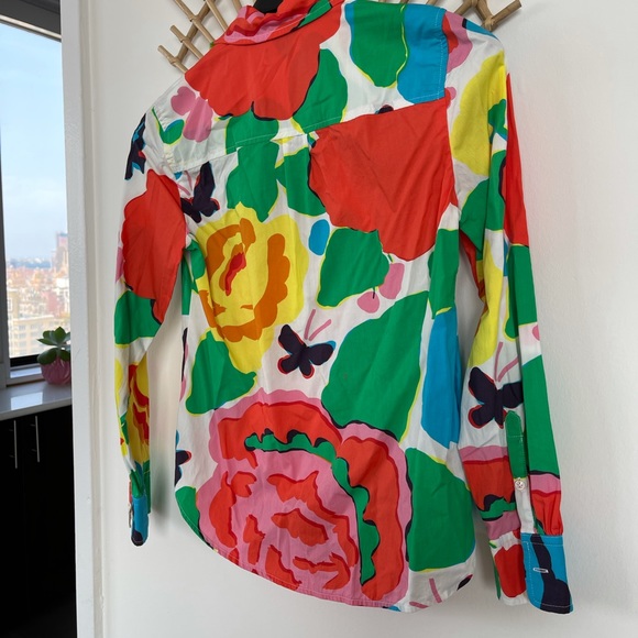 J Crew Cotton poplin classic popover - SIZE 4 - Picture 3 of 4